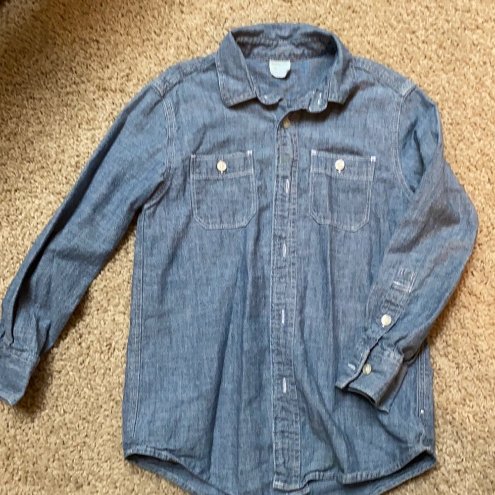 J. Crew Chambray Shirt size 6/7
